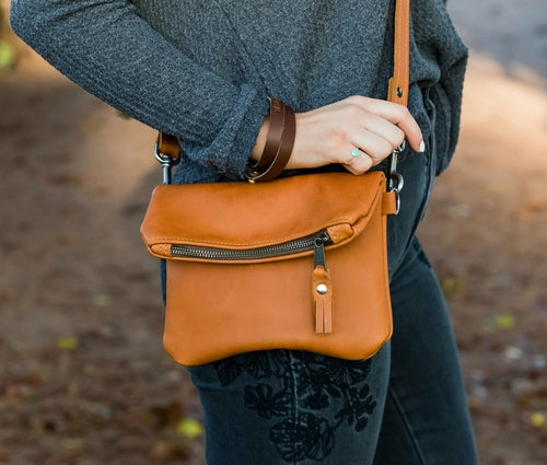 Foldover Crossbody Clutch