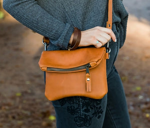 Foldover Crossbody Clutch